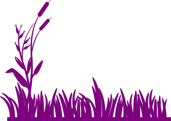 Purple Grass and Flower Png icons png preview